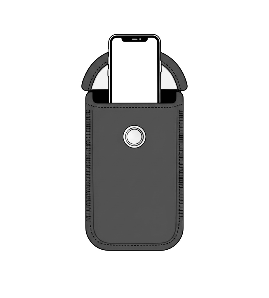 Phone placement in Fika case